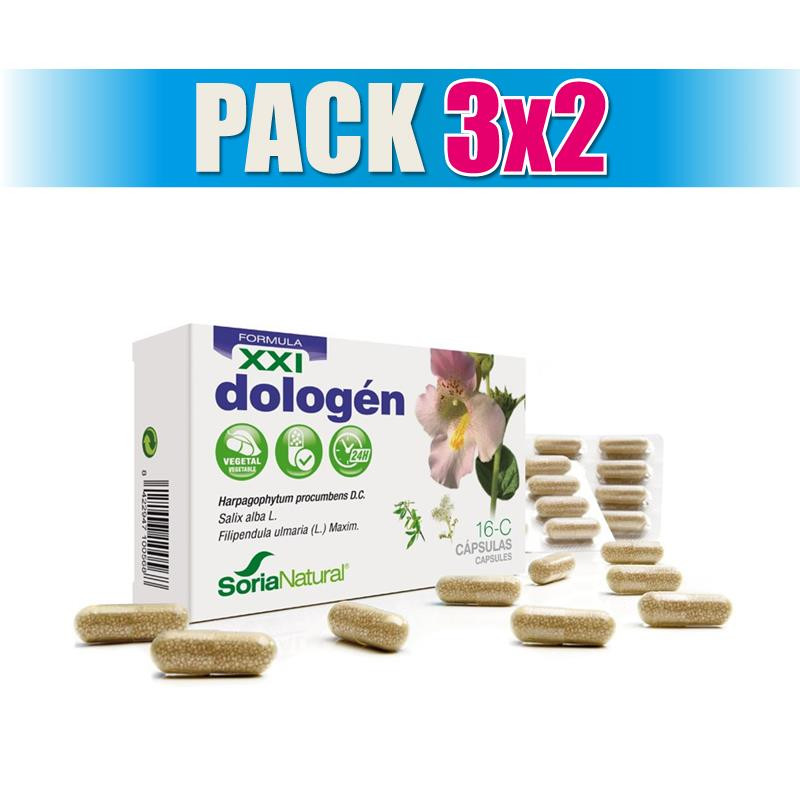 Pack 3x2 16-C DOLOGEN FORMULA XXI 30 CAPSULAS SORIA NATURAL