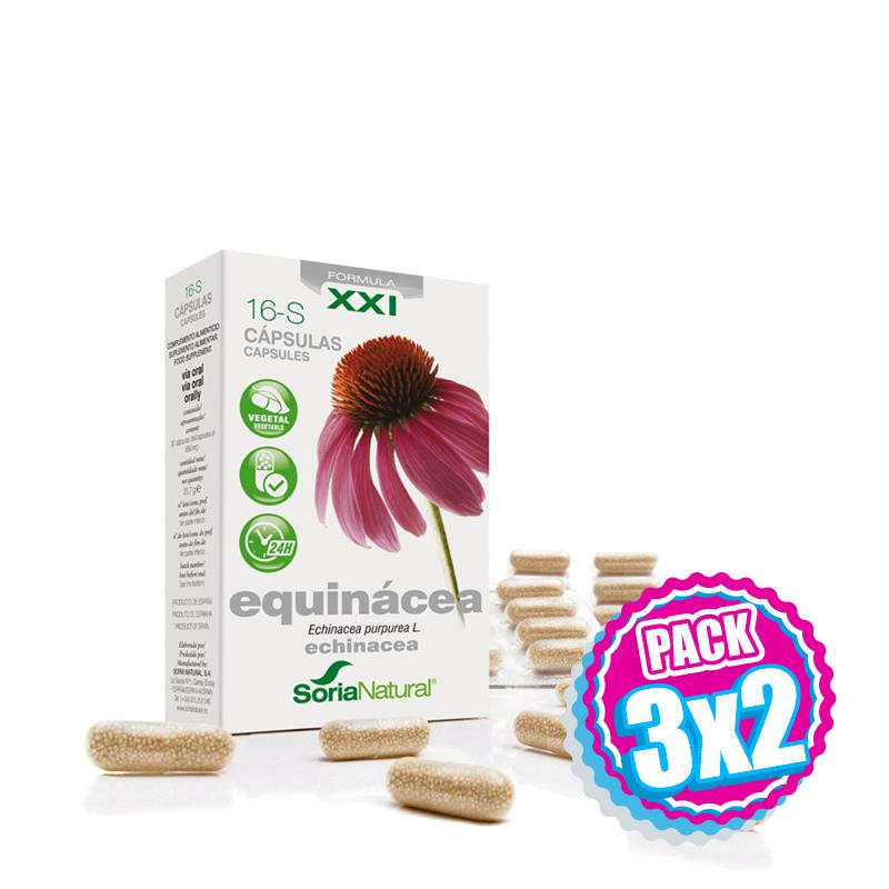 Pack 3x2 16-S EQUINACEA FORMULA XXI 30 CAPSULAS SORIA NATURAL