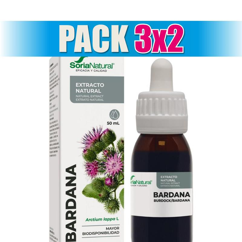 Pack 3x2 EXTRACTO DE BARDANA FORMULA XXI 50Ml. SORIA NATURAL