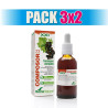 Pack 3x2 COMPOSOR 23 HYSSOPUS COMPLEX FORMULA XXI 50Ml. SORIA NATURAL