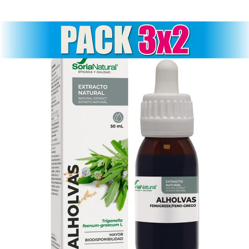 Pack 3x2 EXTRACTO DE ALHOLVAS XXI 50Ml. SORIA NATURAL