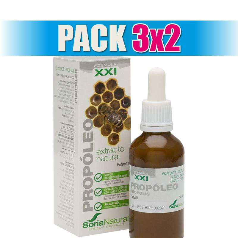 Pack 3x2 EXTRACTO PROPOLEO HIDROALCOHÓLICO S. XXI SORIA NATURAL