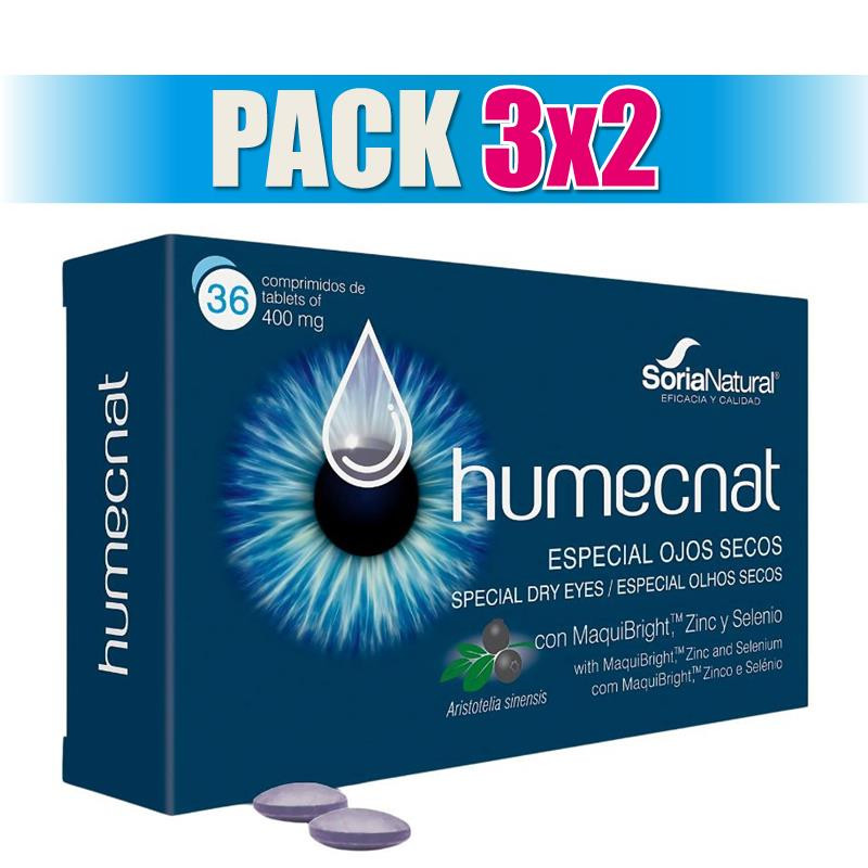 Pack 3x2 HUMECNAT 36 COMPRIMIDOS SORIA NATURAL