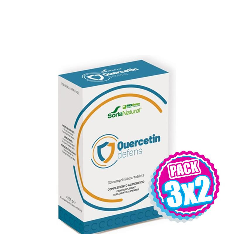 Pack 3x2 QUERCETIN DEFENS 30 COMPRIMIDOS MGDOSE