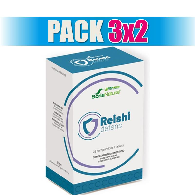 Pack 3x2 REISHI DEFENS 28 COMPRIMIDOS MGDOSE