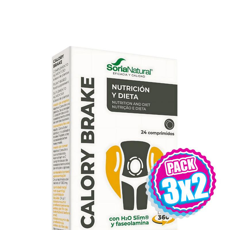 Pack 3x2 CALORYBRAKE 24 COMPRIMIDOS SORIA NATURAL