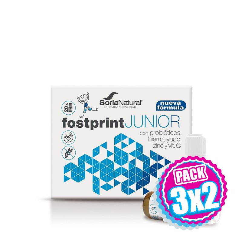 Pack 3x2 FOST PRINT JUNIOR 20 VIALES SORIA NATURAL