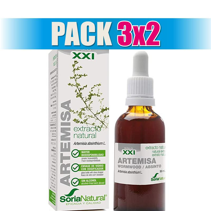 Pack 3x2 EXTRACTO DE ARTEMISA XXI 50Ml. SORIA NATURAL