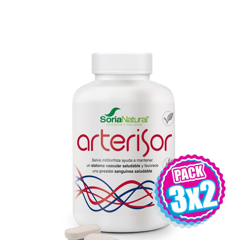 Pack 3x2 ARTERISOR 180 COMPRIMIDOS SORIA NATURAL