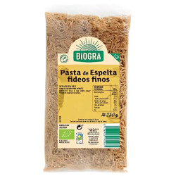 FIDEO FINO DE ESPELTA 250GR BIOGRA