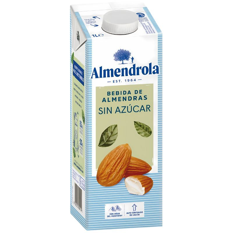 BEBIDA DE ALMENDRAS SIN AZÚCAR 1L ALMENDROLA