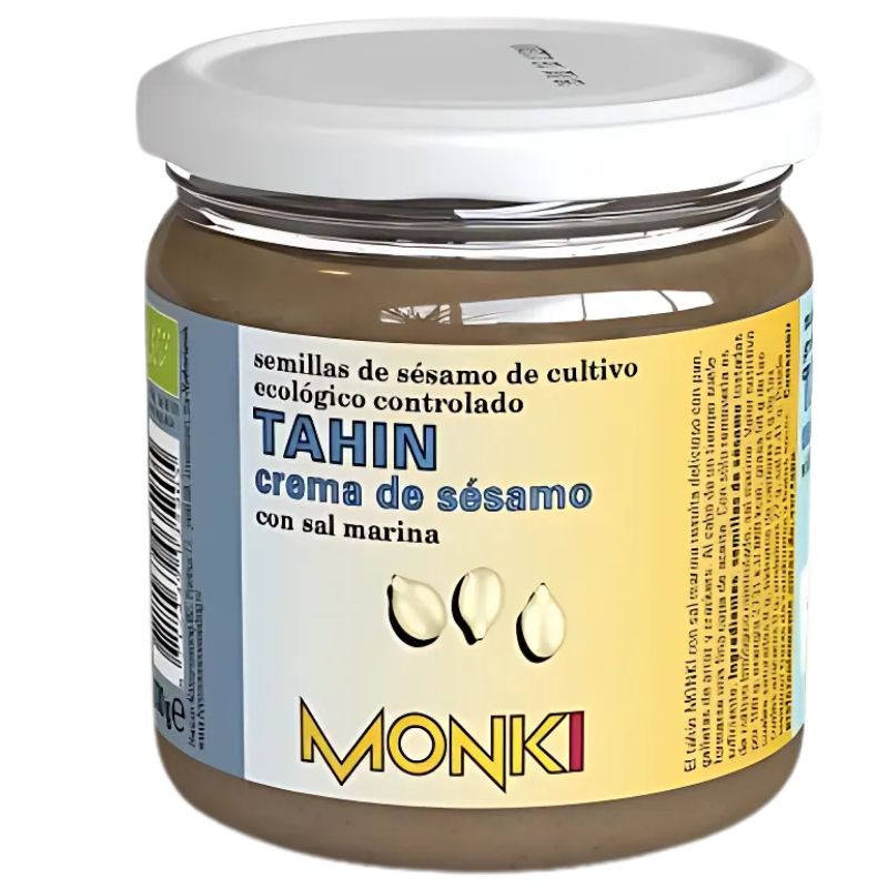 TAHIN TOSTADO CON SAL BIO 330G MONKI