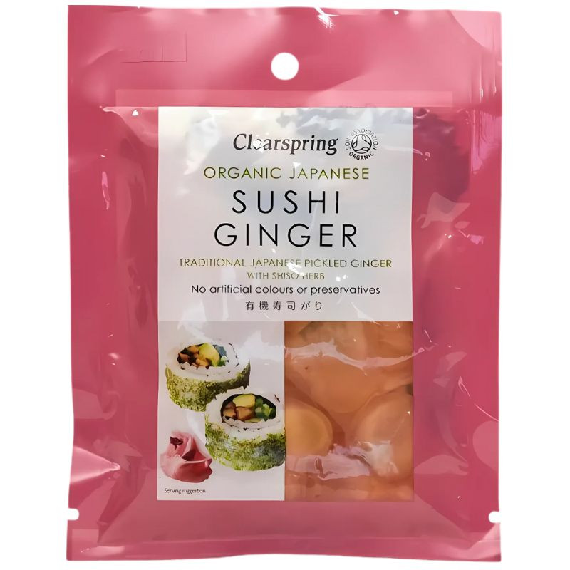 JENGIBRE MACERADO PARA SUSHI BIO 50G CLEARSPRING