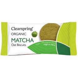 GALLETAS DE AVENA CON MATCHA BIO 480G CLEARSPRING