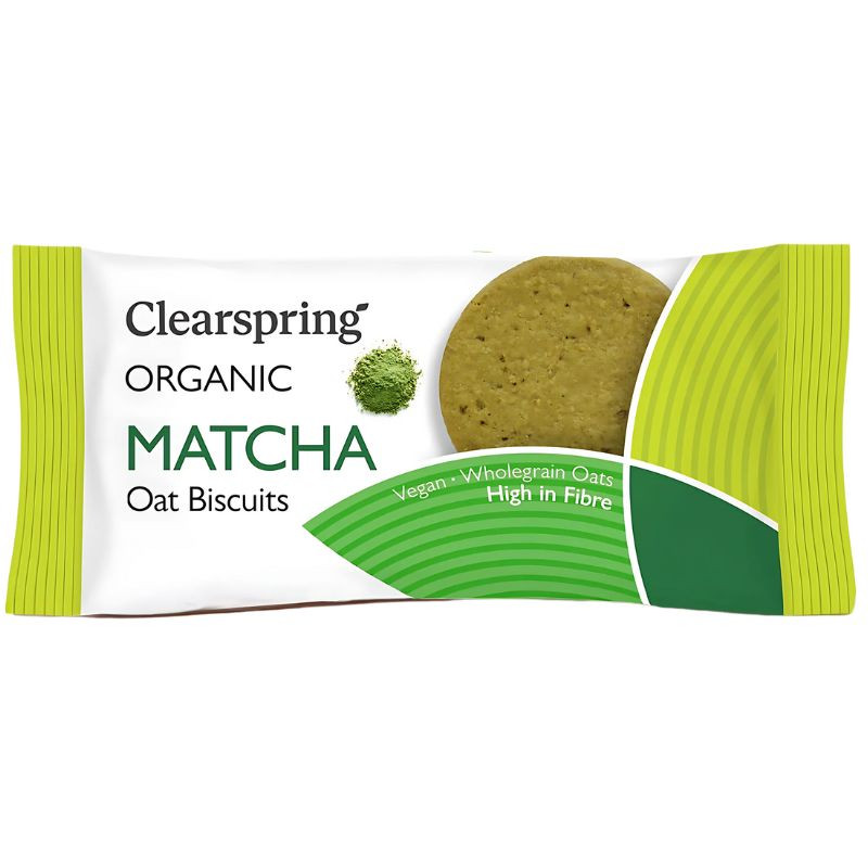 GALLETAS DE AVENA CON MATCHA BIO 480G CLEARSPRING