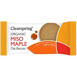 GALLETAS DE AVENA CON MISO Y ARCE BIO 480G CLEARSPRING