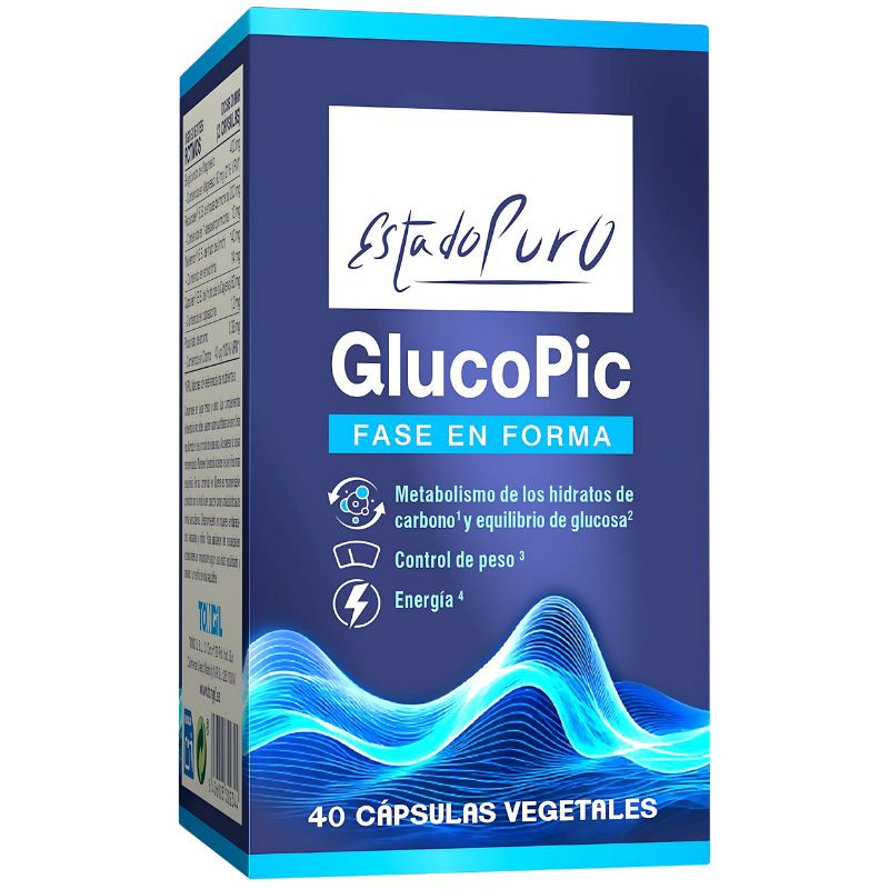 GLUCOPIC 40 CÁPSULAS VEGETALES ESTADO PURO-TONGIL