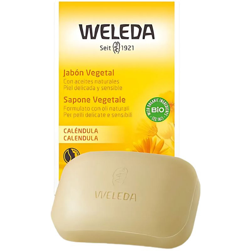 JABON VEGETAL DE CALENDULA 100GR WELEDA