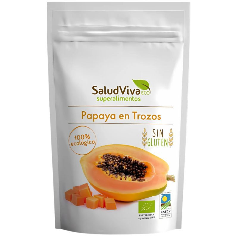 PAPAYA EN TROZOS ECO 125G SALUD VIVA