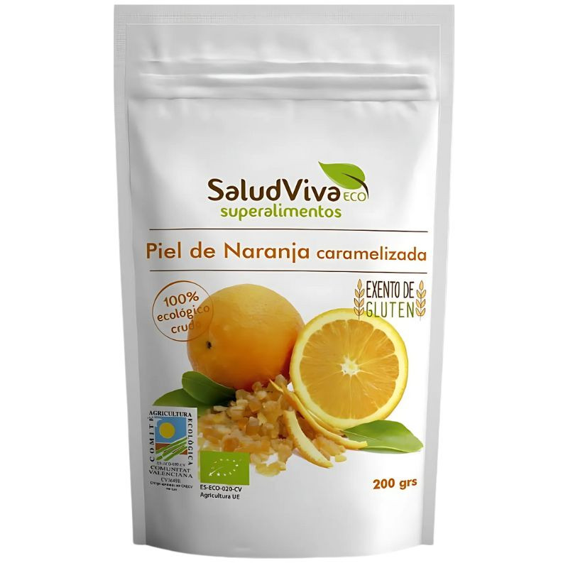 PIEL DE NARANJA CRISTALIZADA ECO 200G SALUD VIVA