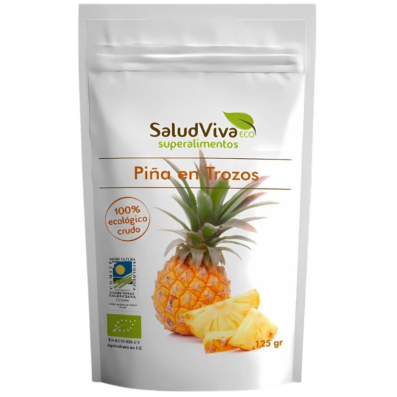 PIÑA EN TROZOS ECO 125G SALUD VIVA