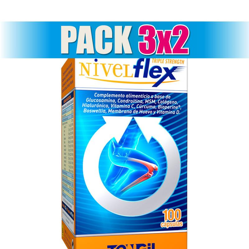 Pack 3x2 NIVELFLEX 100 CAPSULAS TONGIL