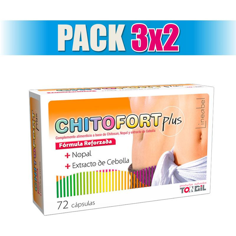 Pack 3x2 CHITOFORT PLUS 72 CAPSULAS TONGIL