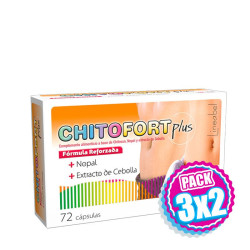 Pack 3x2 CHITOFORT PLUS 72 CAPSULAS TONGIL