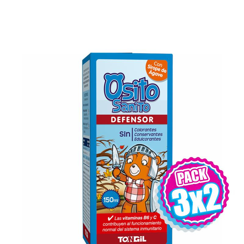 Pack 3x2 OSITO SANITO DEFENSOR 150Ml. TONGIL