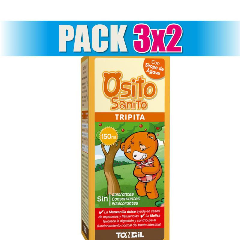 Pack 3x2 OSITO SANITO TRIPITA 150Ml. TONGIL
