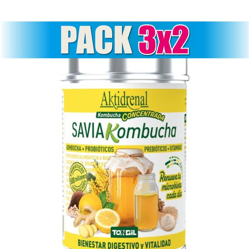 Pack 3x2 SAVIA KOMBUCHA 100GR TONGIL