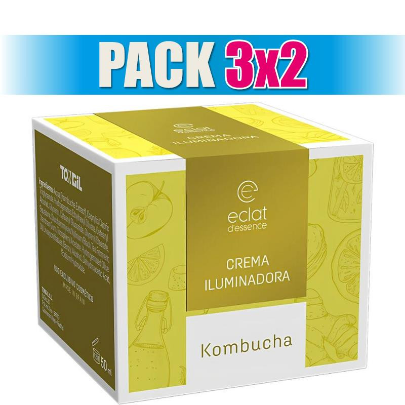 Pack 3x2 CREMA ILUMINADORA CON KOMBUCHA 50ML TONGIL