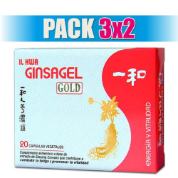 Pack 3x2 GINSAGEL 20 PERLAS IL HWA