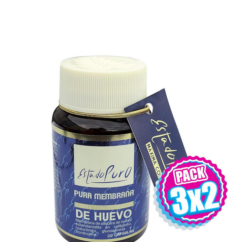 Pack 3x2 PURA MEMBRANA DE HUEVO 30 CAPSULAS ESTADO PURO