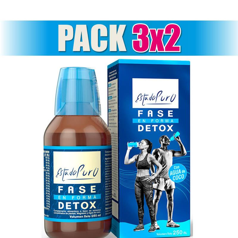 Pack 3x2 FASE EN FORMA DETOX 250Ml. ESTADO PURO