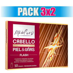 Pack 3x2 CABELLO PIEL Y...
