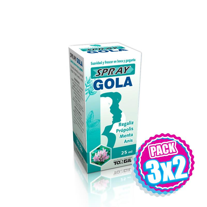 Pack 3x2 APICOL SPRAY GOLA 25Ml. TONGIL