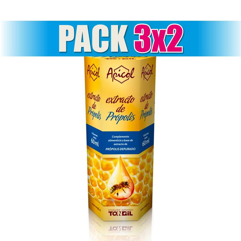 Pack 3x2 APICOL EXTRACTO 60Ml. APICOL - TONGIL