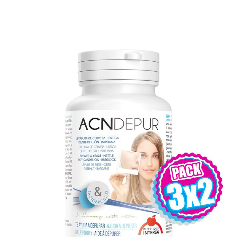 Pack 3x2 ACN DEPUR 60 CAPSULAS INTERSA