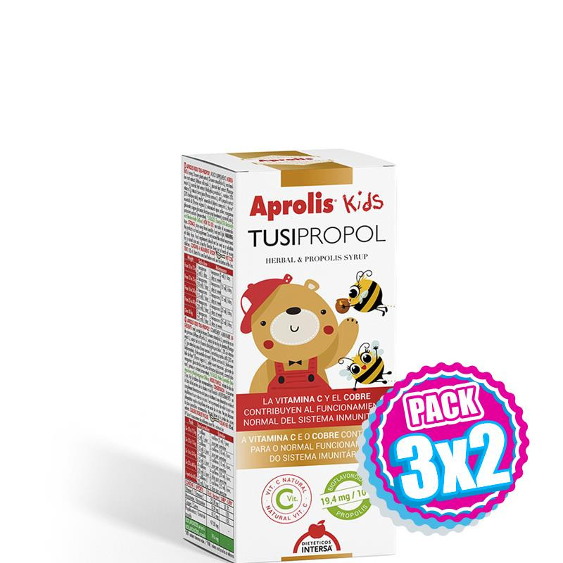 Pack 3x2 APROLIS KIDS TUSI-PROPOL 105Ml. INTERSA