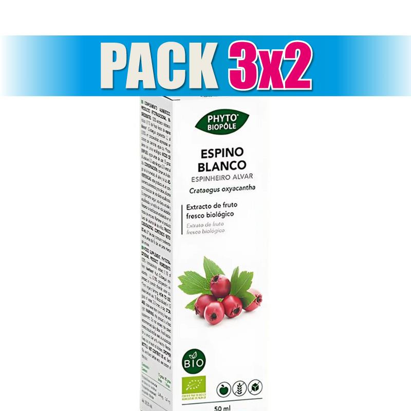 Pack 3x2 PHYTO-BIOPOLE ESPINO BLANCO BIO 50Ml. INTERSA
