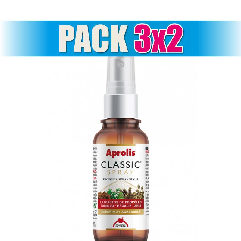 Pack 3x2 APROLIS CLASSIC SPRAY 30Ml. INTERSA