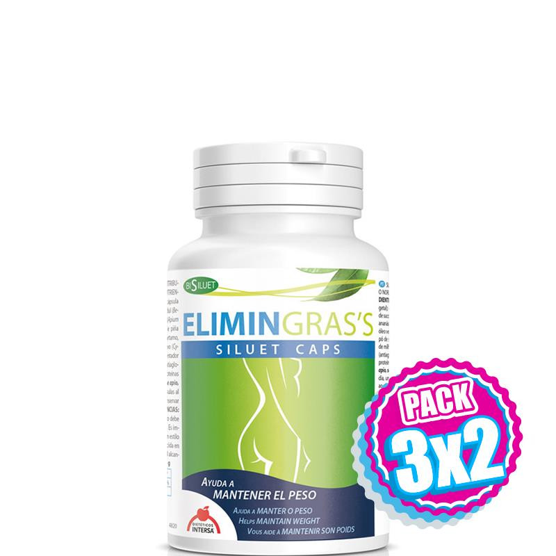 Pack 3x2 ELIMIN GRASS 60 CAPSULAS INTERSA