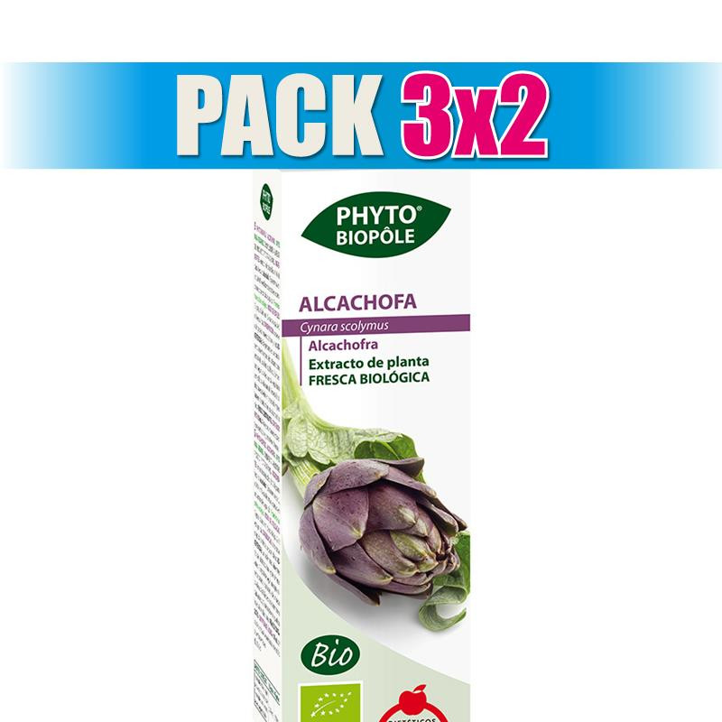 Pack 3x2 PHYTO-BIOPOLE ALCACHOFA BIO 50Ml. INTERSA