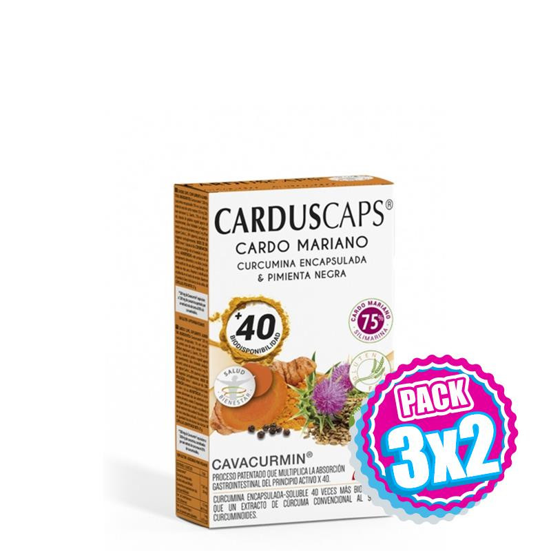 Pack 3x2 CARDUS CAPS 60 CAPSULAS. INTERSA