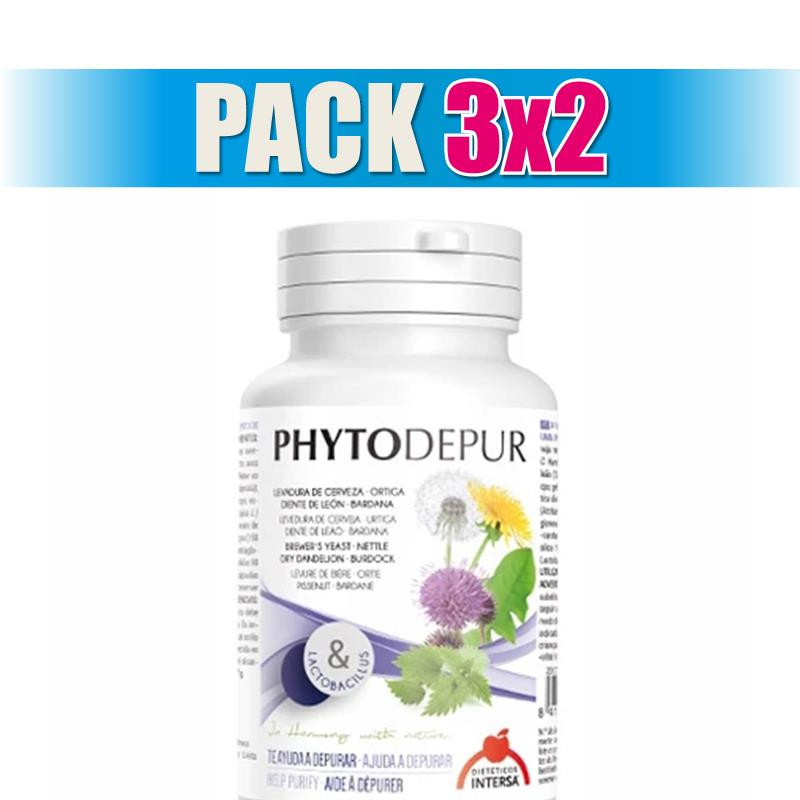 Pack 3x2 PHYTODEPUR 60 CAPSULAS INTERSA