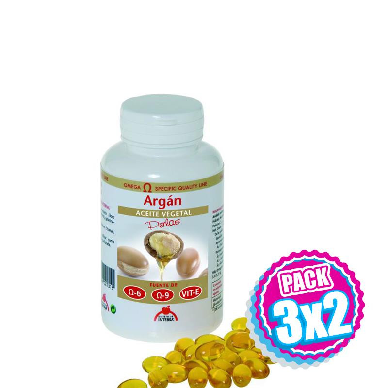 Pack 3x2 ACEITE DE ARGAN 80 PERLAS ESENTIAL AROMS