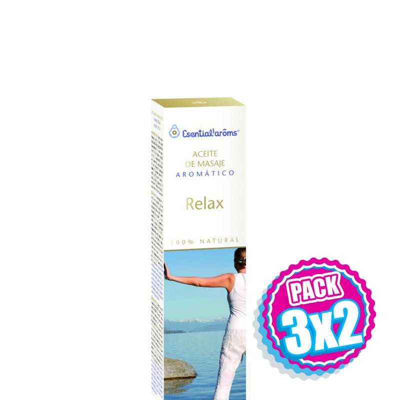 Pack 3x2 ACEITE DE MASAJE RELAX 50Ml. ESENTIAL AROMS