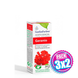 Pack 3x2 GERANIO 10Ml. ESENTIAL AROMS