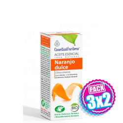 Pack 3x2 NARANJO DULCE CASCARA 10Ml. ESENTIAL AROMS
